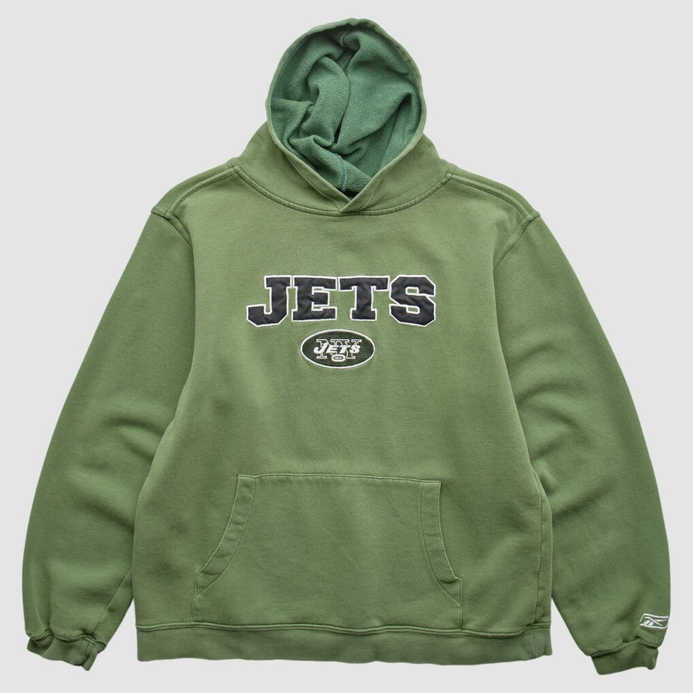 Fanatics New York Jets Reebok 2000s Pullover Sweatshirt Green Vintage