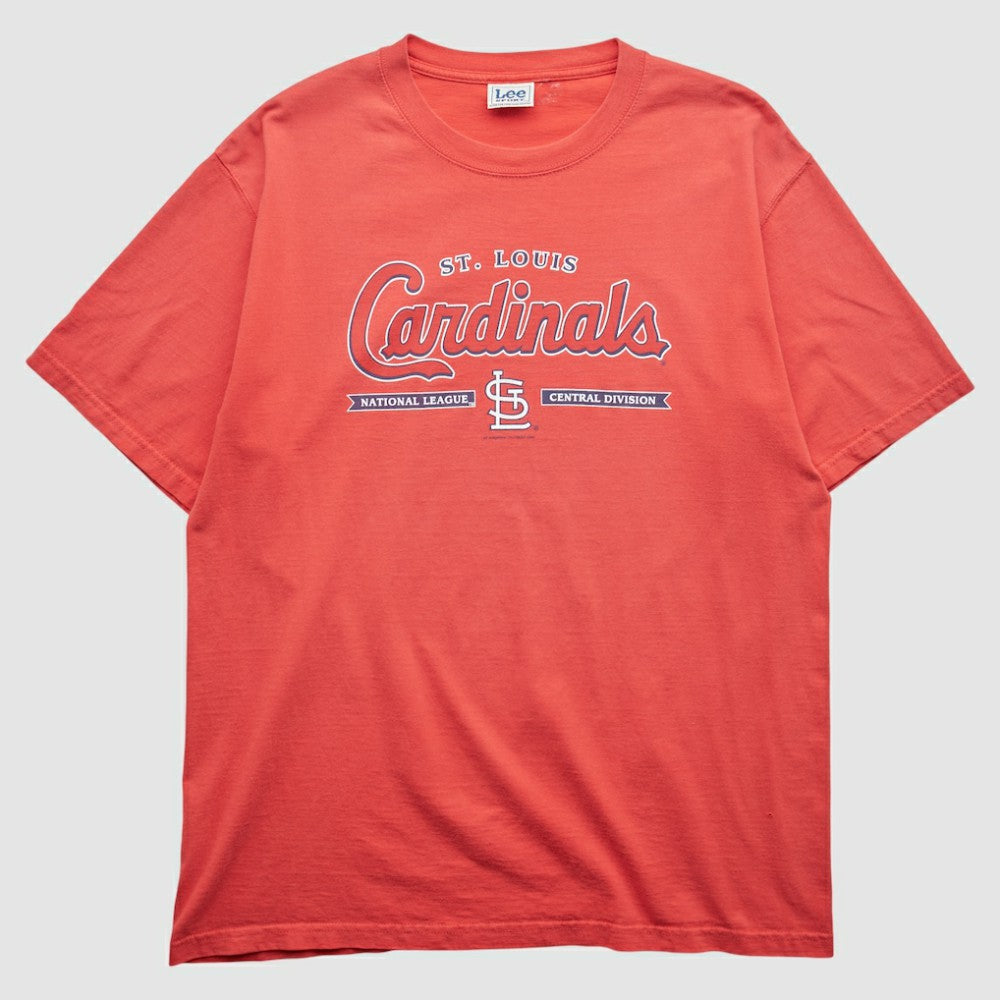 St. Louis Cardinals Lee Apparel 2000s T-Shirt - Red - Vintage - Fanatics Discount