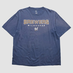 Milwaukee Brewers Lee Apparel 2007 T-Shirt - Navy - 2XVintage - Fanatics Discount