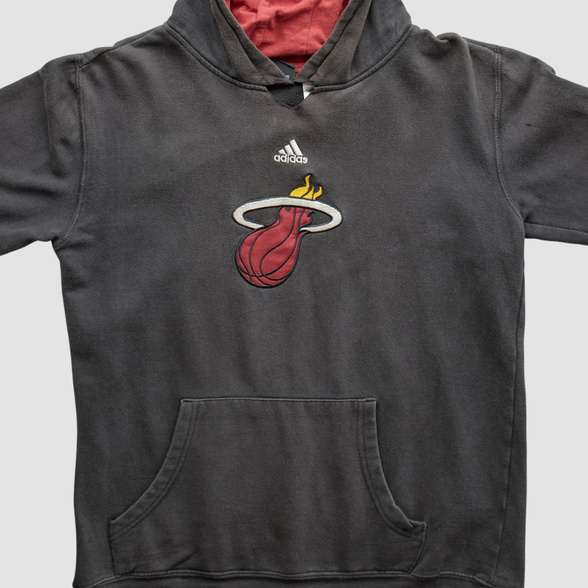 Miami Heat 2000s Pullover Sweatshirt Charcoal Vintage | Adidas Near Me