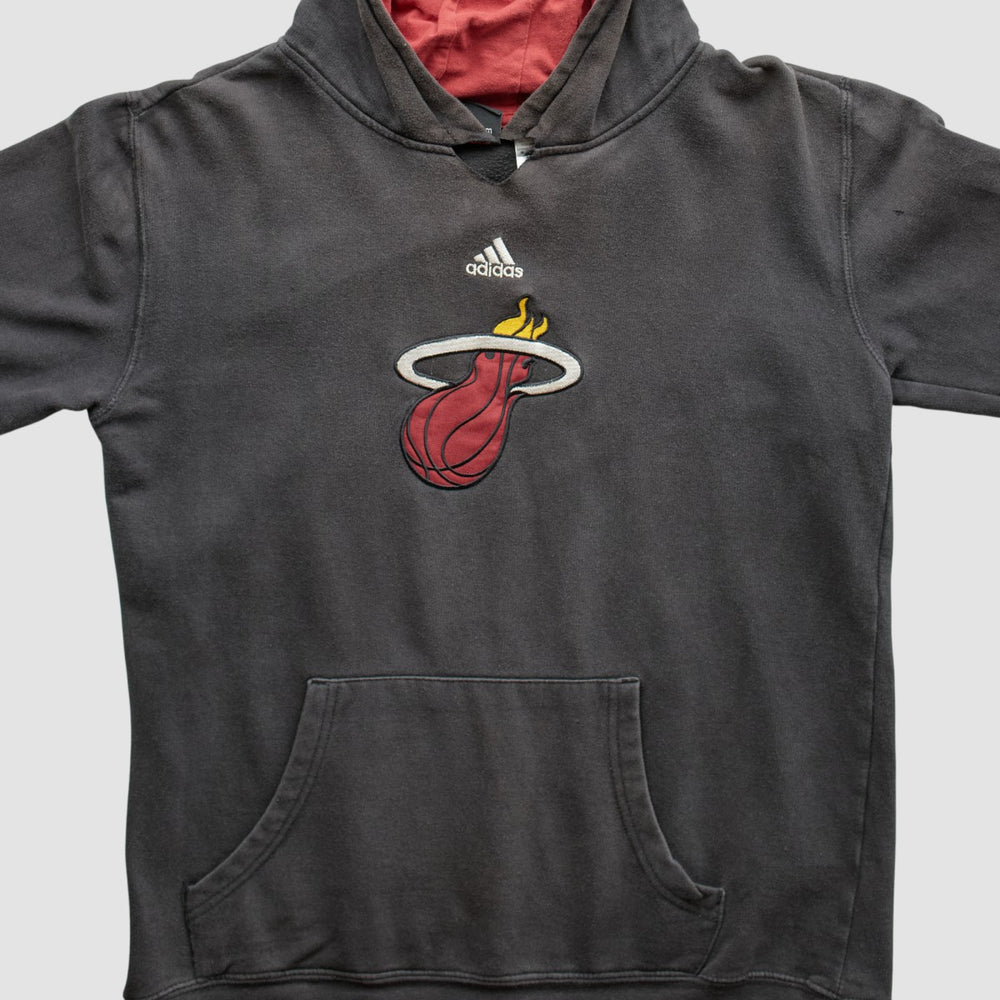 Miami Heat 2000s Pullover Sweatshirt Charcoal Vintage | Adidas Near Me