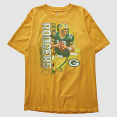 Fanatics Green Bay Packers NFL 2010s T-Shirt Yellow Vintage