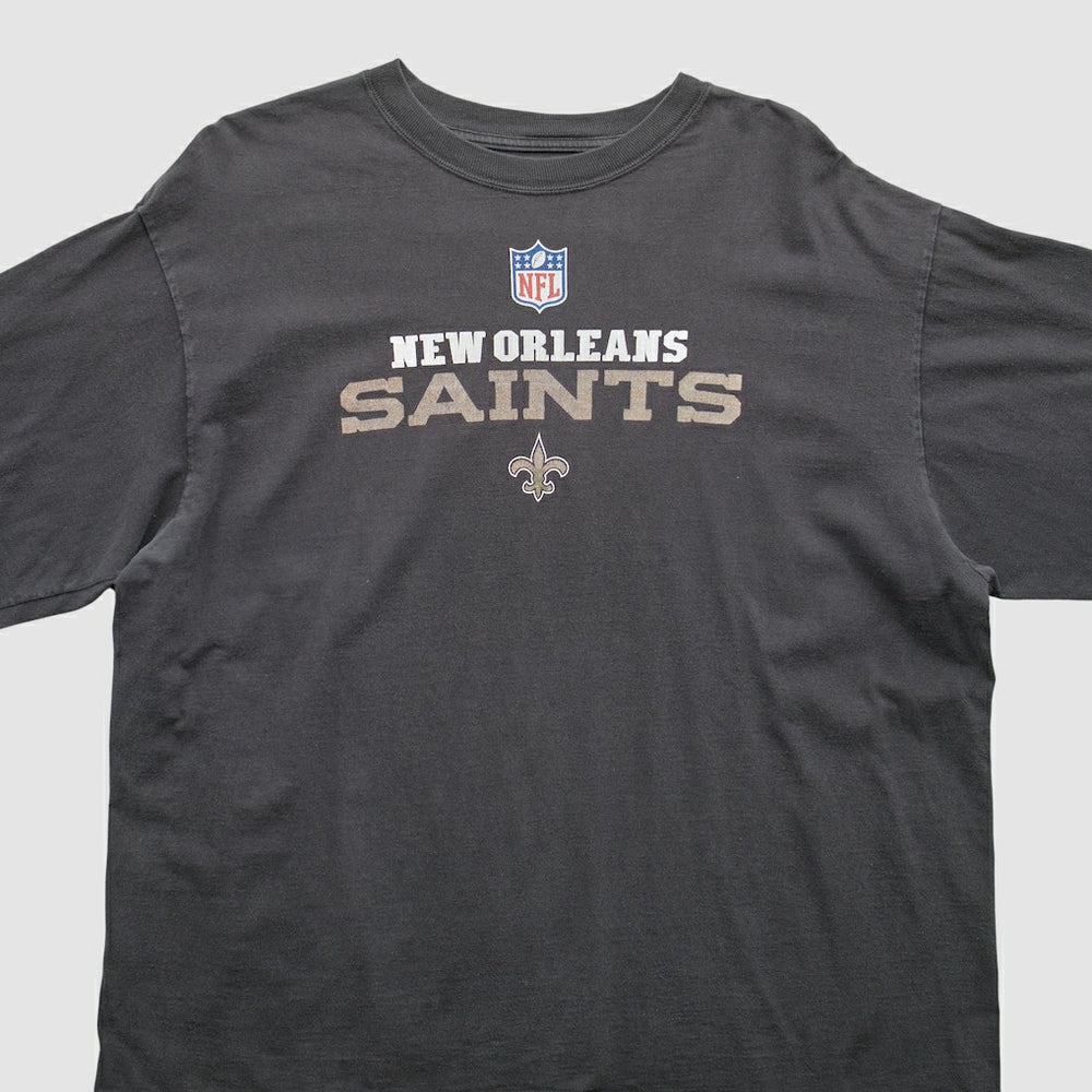 Fanatics New Orleans Saints 2000s Long Sleeve T-Shirt Black Vintage