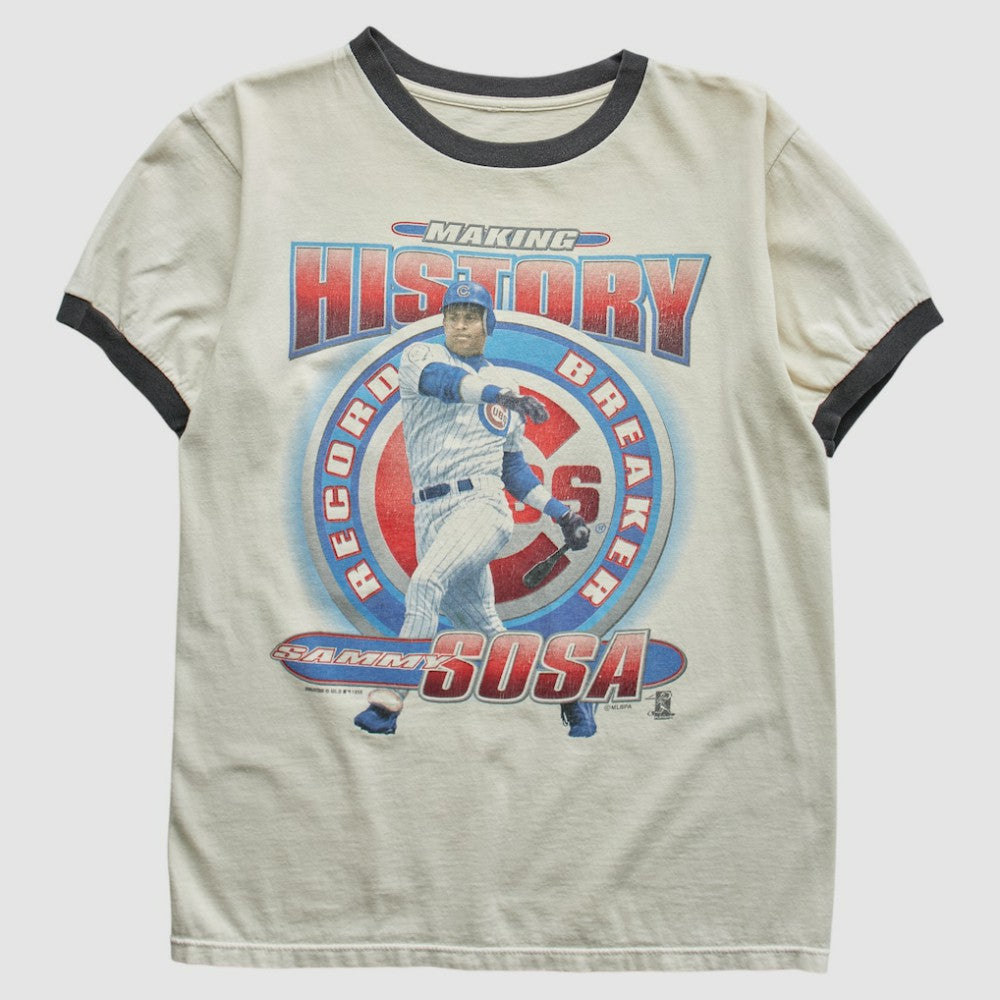 Chicago Cubs Starter 1996 T-Shirt - White - Vintage - Fanatics Online