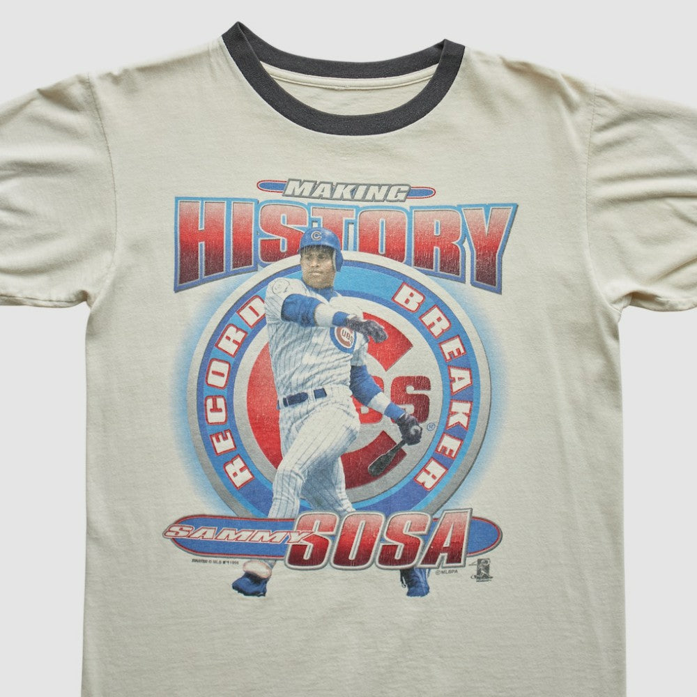Chicago Cubs Starter 1996 T-Shirt - White - Vintage - Fanatics Online
