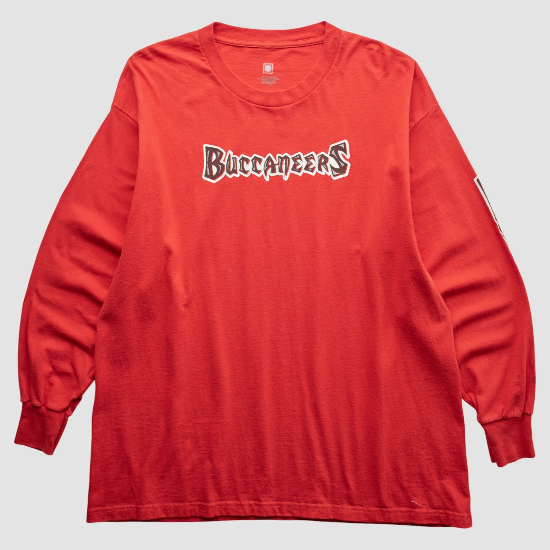 Fanatics Tampa Bay Buccaneers NFL 2000s Long Sleeve T-Shirt Red Vintage