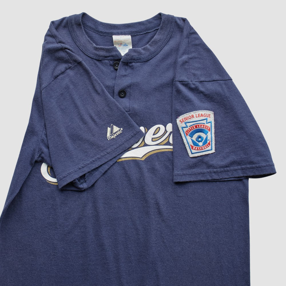 Milwaukee Brewers Majestic 2000s T-Shirt - Navy - Vintage - Fanatics Lifestyle