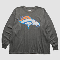 Fanatics Denver Broncos 2010s Long Sleeve T-Shirt Dark Heather Gray Vintage
