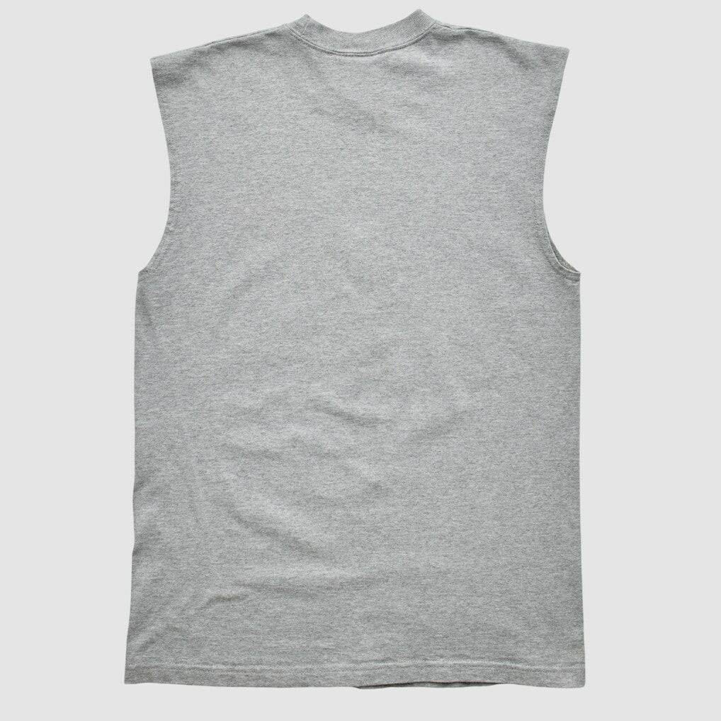 Fanatics Green Bay Packers Logo Athletic 2000s Tank Heather Gray Vintage