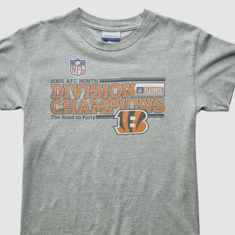 Fanatics Cincinnati Bengals Reebok 2005 T-Shirt Gray Vintage