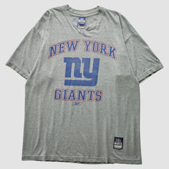 Fanatics New York Giants Reebok 2000s T-Shirt Heather Gray Vintage