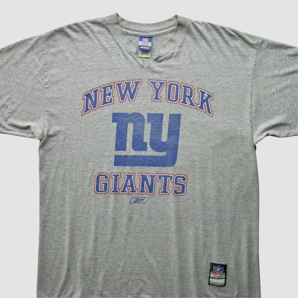 Fanatics New York Giants Reebok 2000s T-Shirt Heather Gray Vintage