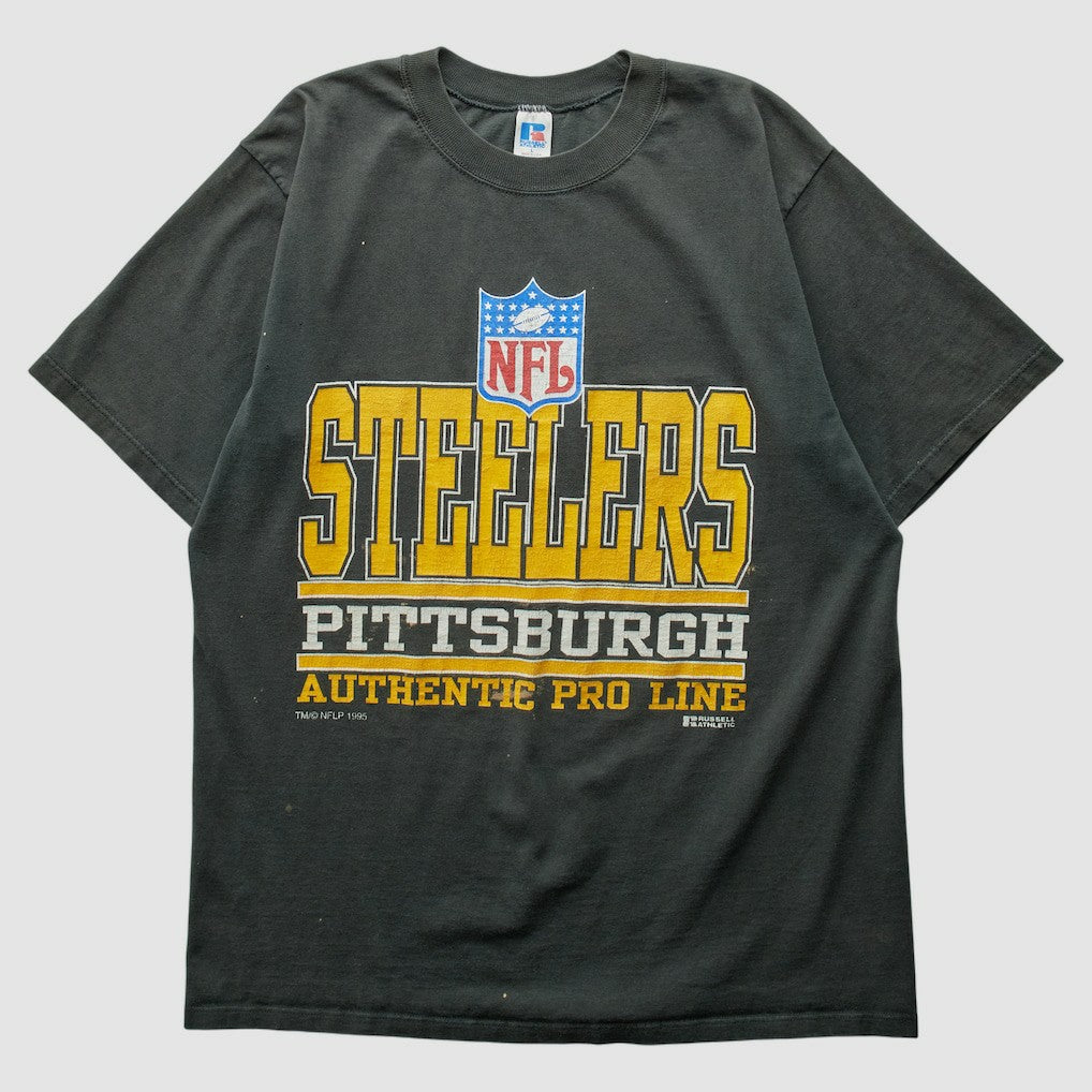 Fanatics Pittsburgh Steelers Russell 1995 T-Shirt Black Vintage