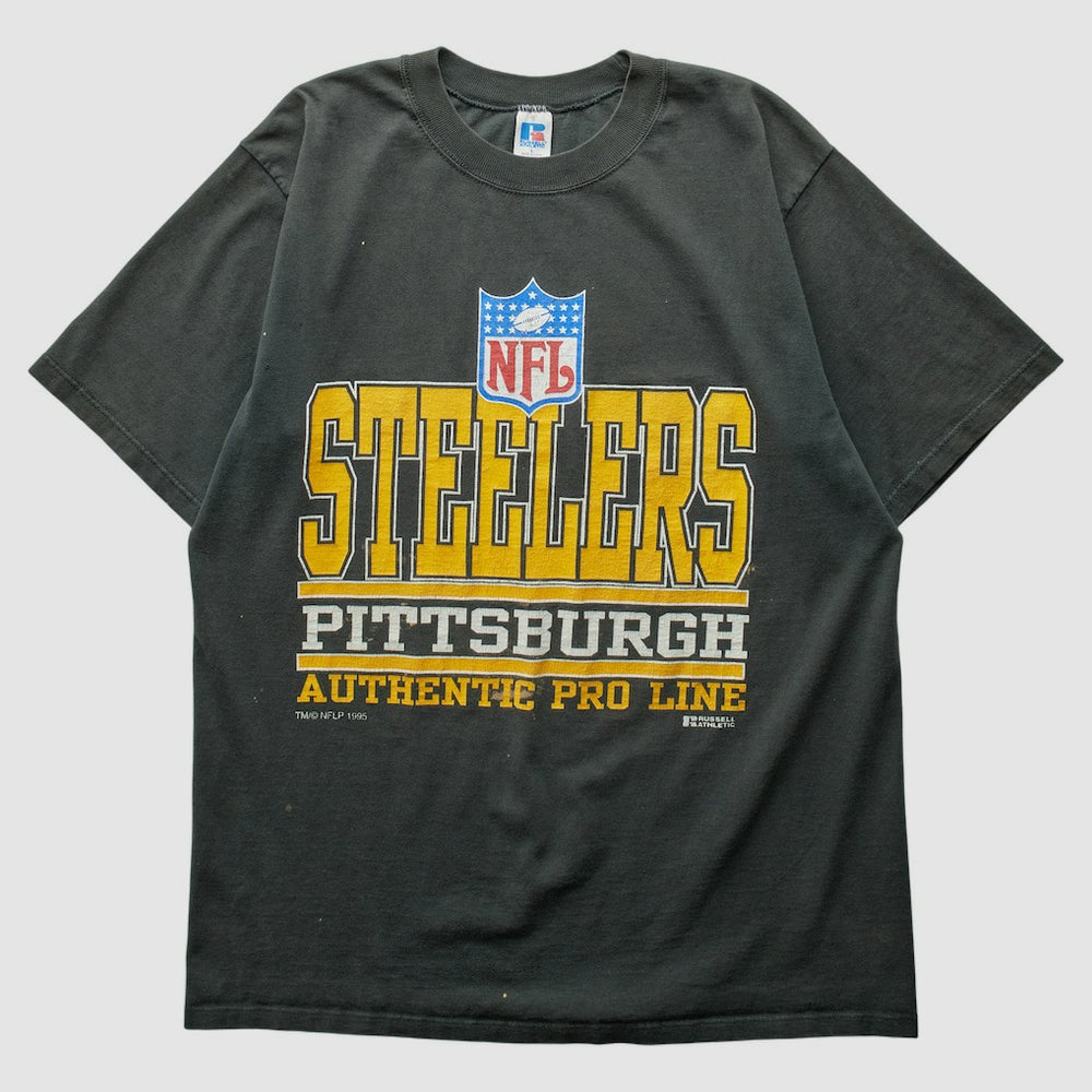 Fanatics Pittsburgh Steelers Russell 1995 T-Shirt Black Vintage