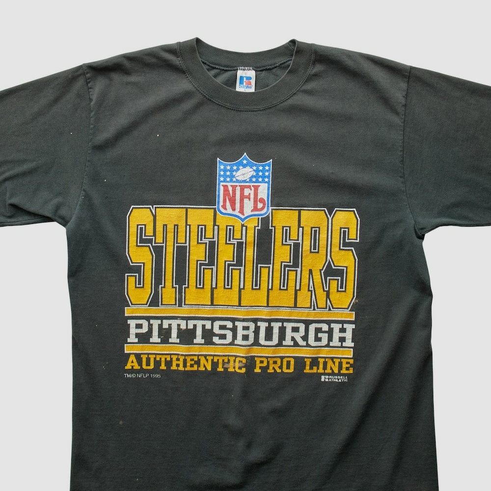 Fanatics Pittsburgh Steelers Russell 1995 T-Shirt Black Vintage