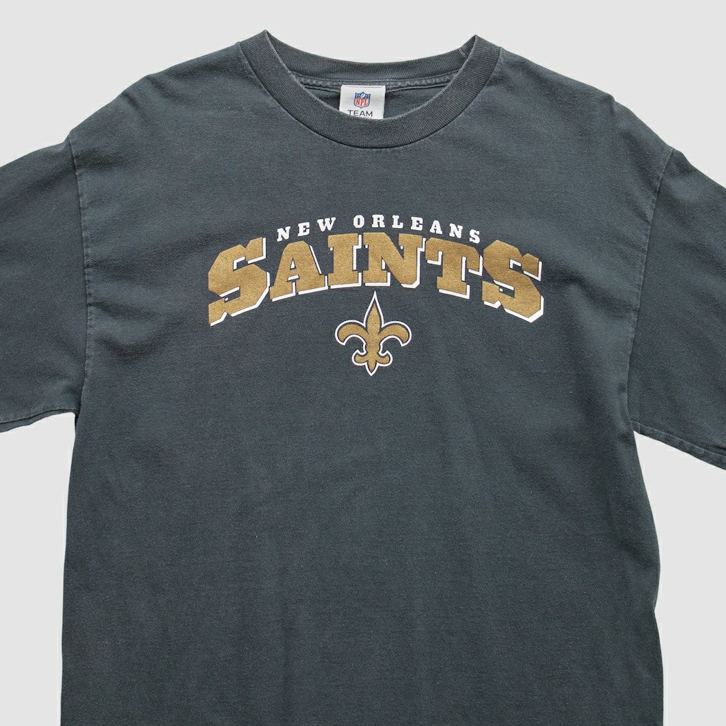 Fanatics New Orleans Saints NFL 2000s Long Sleeve T-Shirt Black Vintage