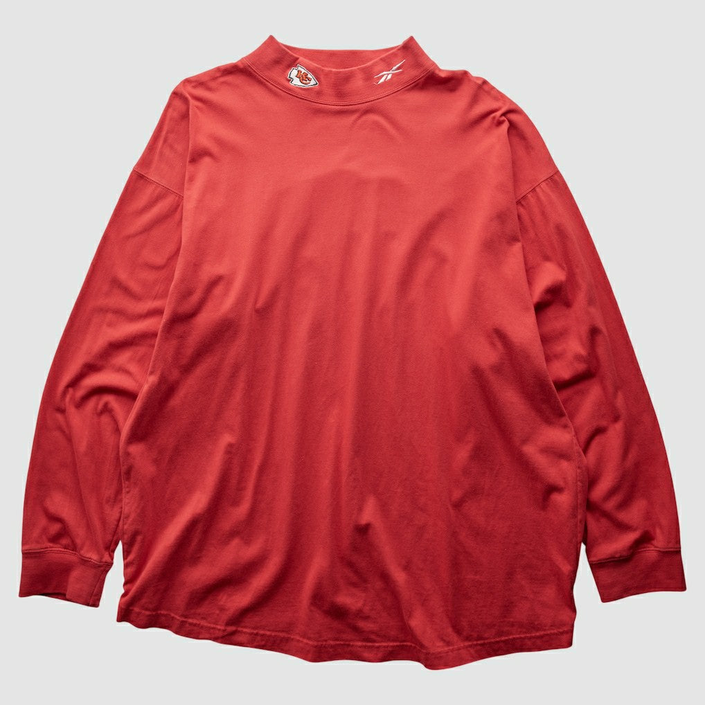 Fanatics Kansas City Chiefs Reebok 2000s Long Sleeve T-Shirt Red Vintage