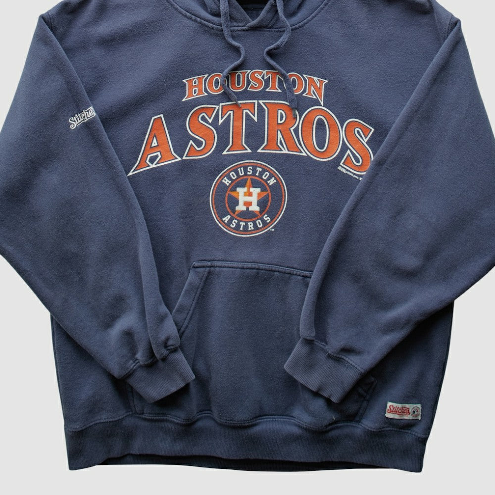 Houston Astros Stitches 2014 Pullover Sweatshirt - Navy - Vintage - Fanatics on Sale