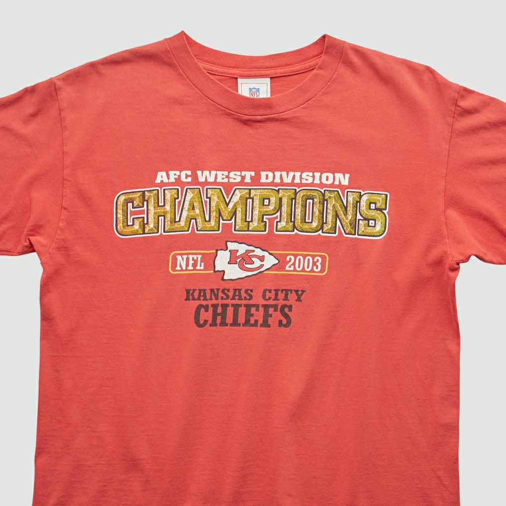 Fanatics Kansas City Chiefs NFL 2003 T-Shirt Red Vintage