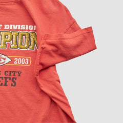 Fanatics Kansas City Chiefs NFL 2003 T-Shirt Red Vintage