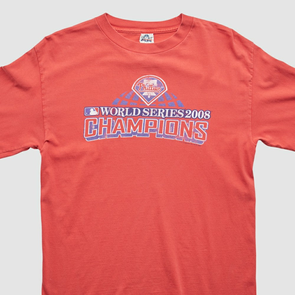 Philadelphia Phillies 2008 Long Sleeve T-Shirt - Red - Vintage - Fanatics Lifestyle