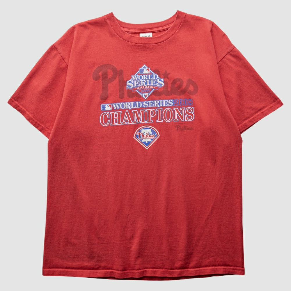 Philadelphia Phillies 2008 T-Shirt - Red - Vintage - Fanatics Discount