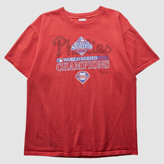 Philadelphia Phillies 2008 T-Shirt - Red - Vintage - Fanatics Discount