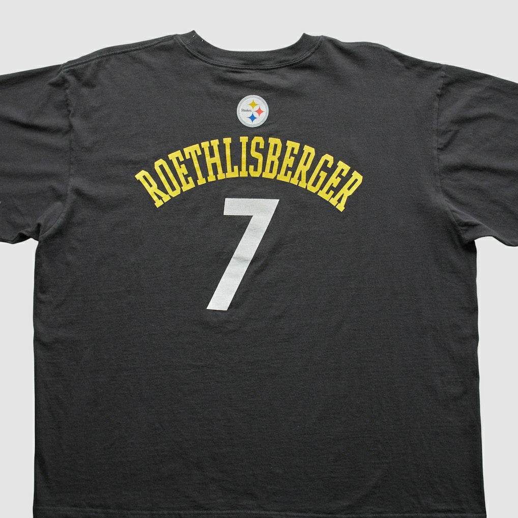 Fanatics Pittsburgh Steelers Reebok 2000s T-Shirt Black Vintage