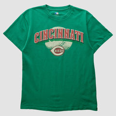 Cincinnati Reds 2000s T-Shirt - Green - Vintage - Fanatics on Sale