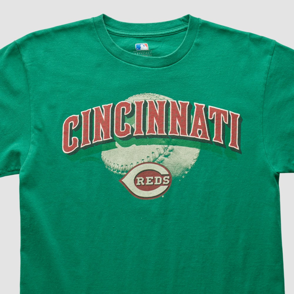 Cincinnati Reds 2000s T-Shirt - Green - Vintage - Fanatics on Sale