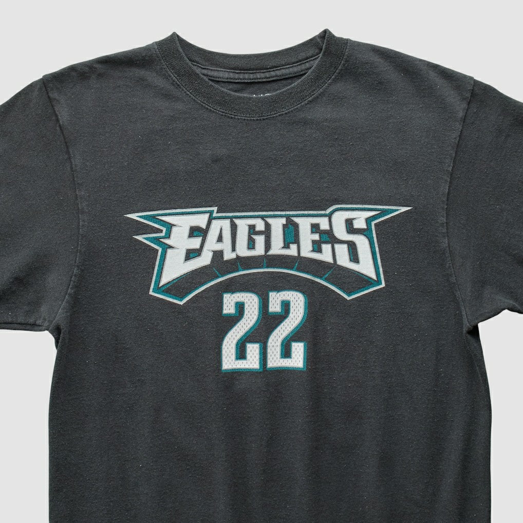Fanatics Philadelphia Eagles Reebok 2000s T-Shirt Black Vintage