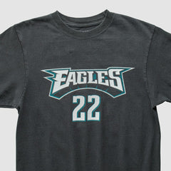 Fanatics Philadelphia Eagles Reebok 2000s T-Shirt Black Vintage