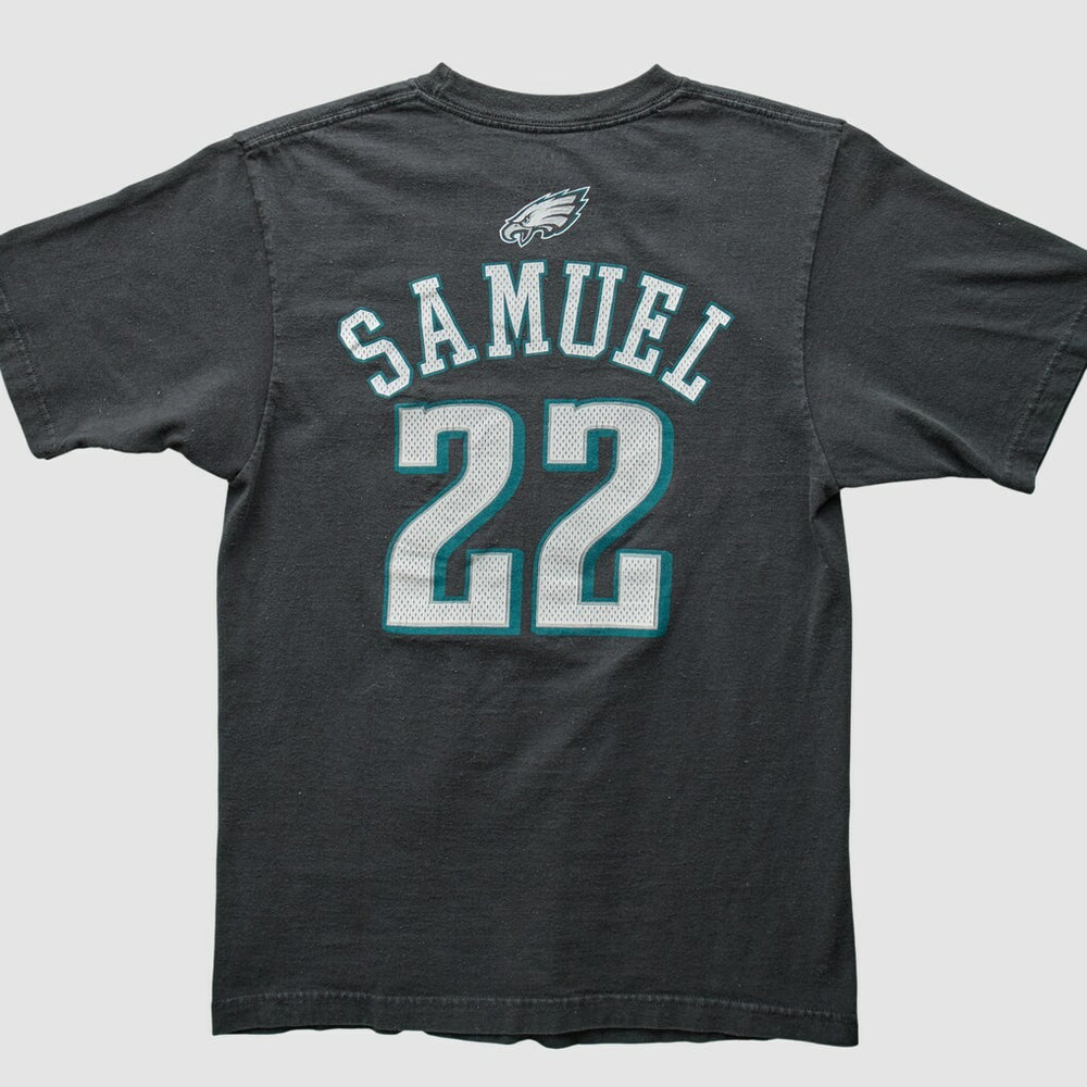 Fanatics Philadelphia Eagles Reebok 2000s T-Shirt Black Vintage