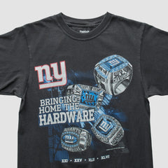 Fanatics New York Giants Reebok 2011 T-Shirt Black Vintage