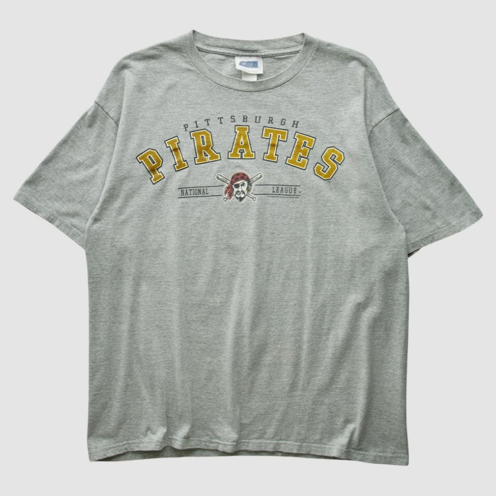 Pittsburgh Pirates 2000s T-Shirt - Heather Gray - Vintage - Fanatics Discount