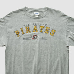 Pittsburgh Pirates 2000s T-Shirt - Heather Gray - Vintage - Fanatics Discount