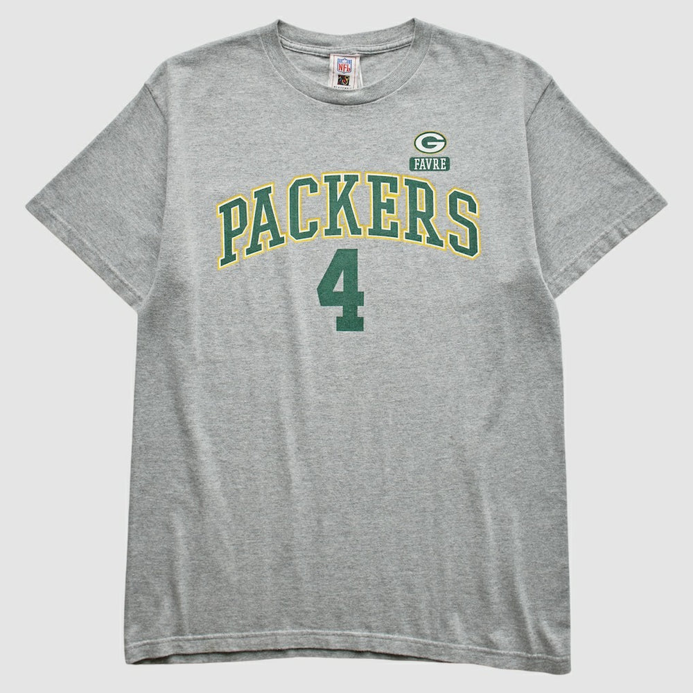 Fanatics Green Bay Packers NFL 2000s T-Shirt Heather Gray Vintage