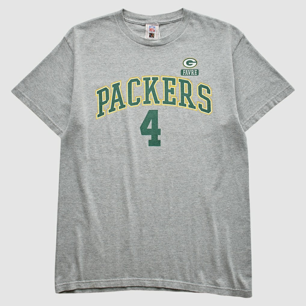Fanatics Green Bay Packers NFL 2000s T-Shirt Heather Gray Vintage