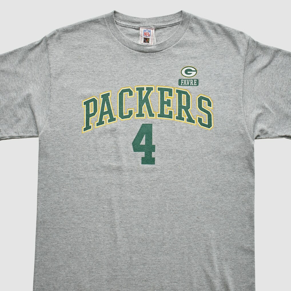 Fanatics Green Bay Packers NFL 2000s T-Shirt Heather Gray Vintage