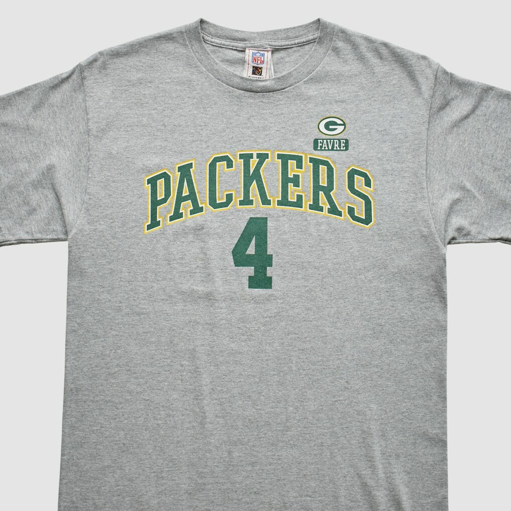 Fanatics Green Bay Packers NFL 2000s T-Shirt Heather Gray Vintage