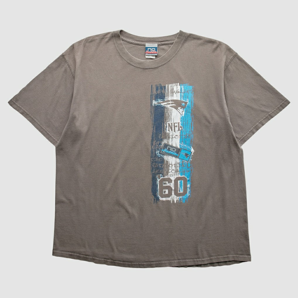 Fanatics New England Patriots 2000s T-Shirt Gray Vintage