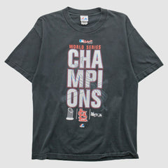 St. Louis Cardinals Majestic 2011 T-Shirt - Charcoal - Vintage - Fanatics Online
