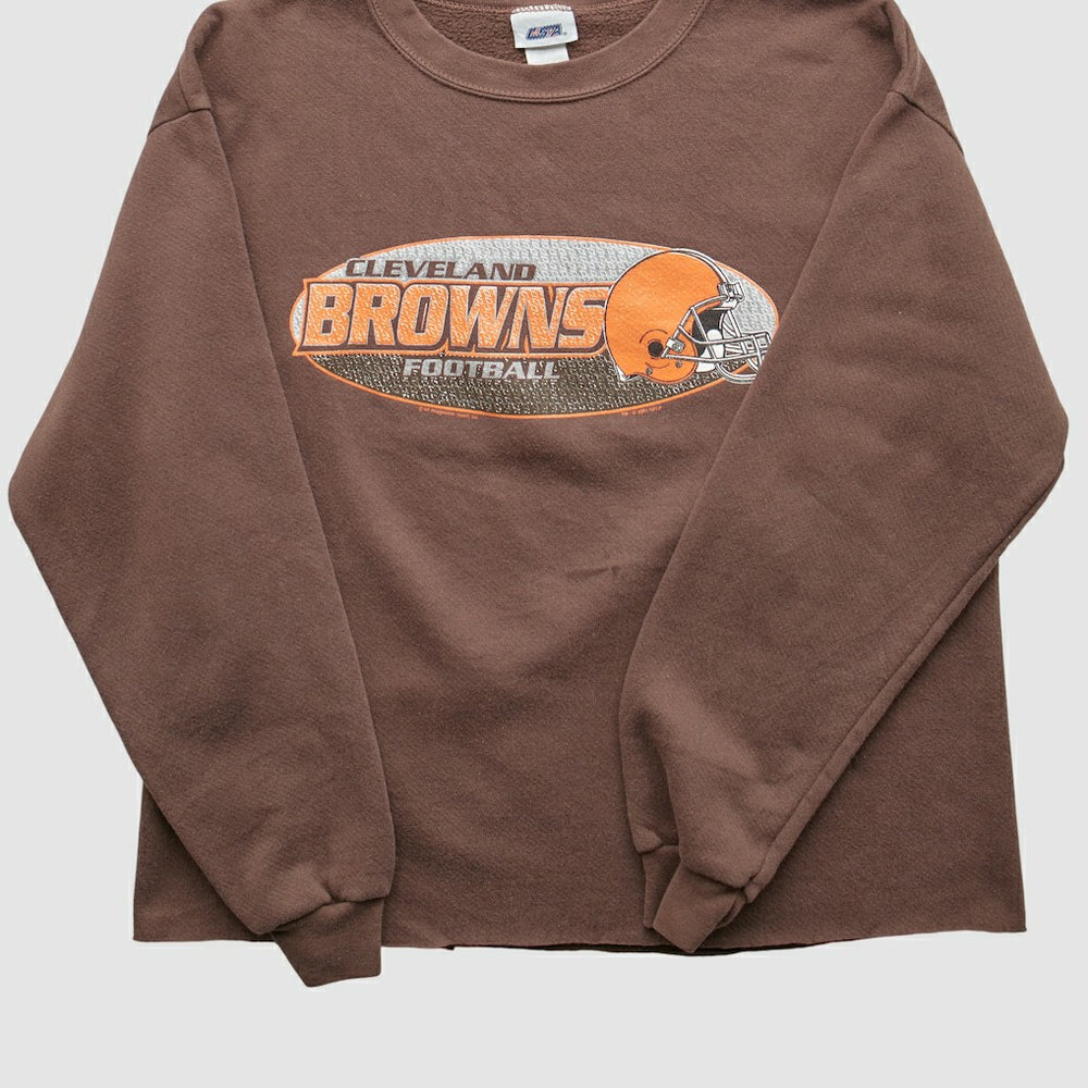 Fanatics Cleveland Browns 2001 Pullover Sweatshirt Brown Vintage