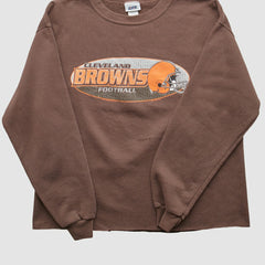 Fanatics Cleveland Browns 2001 Pullover Sweatshirt Brown Vintage