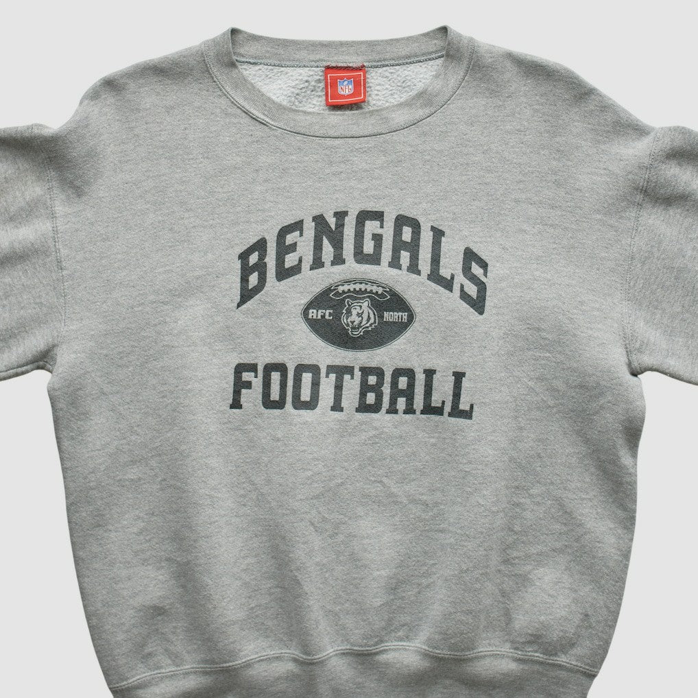 Fanatics Cincinnati Bengals NFL 2000s Pullover Sweatshirt Heather Gray Vintage