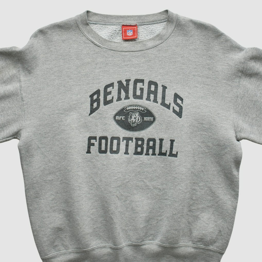 Fanatics Cincinnati Bengals NFL 2000s Pullover Sweatshirt Heather Gray Vintage