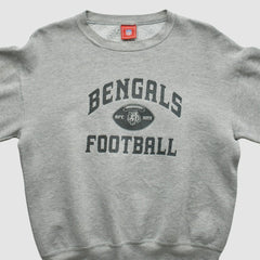 Fanatics Cincinnati Bengals NFL 2000s Pullover Sweatshirt Heather Gray Vintage