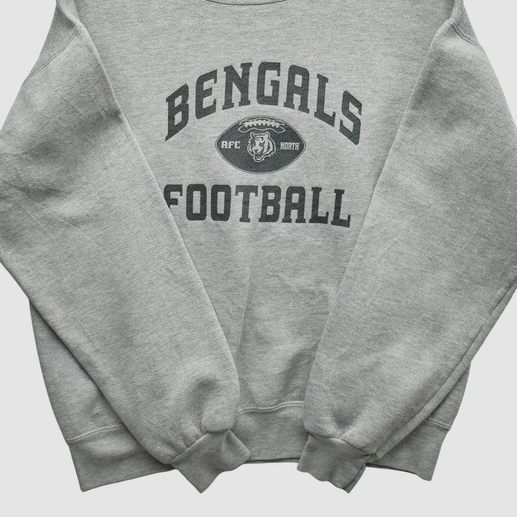 Fanatics Cincinnati Bengals NFL 2000s Pullover Sweatshirt Heather Gray Vintage