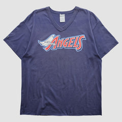 Los Angeles Angels Majestic 2000s T-Shirt - Navy - Vintage - Fanatics on Sale