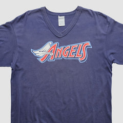 Los Angeles Angels Majestic 2000s T-Shirt - Navy - Vintage - Fanatics on Sale